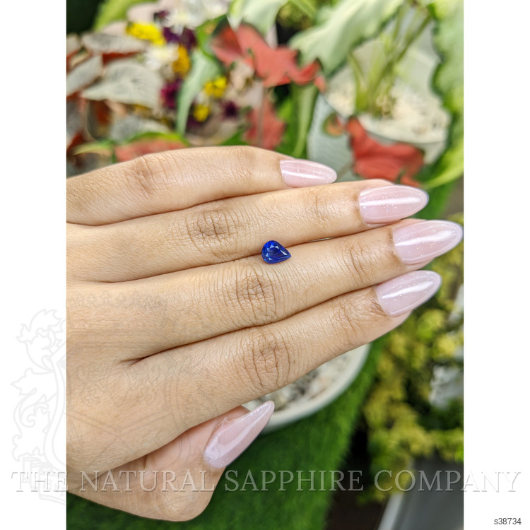 1.25 Ct. Blue Sapphire from Ceylon (Sri Lanka)
