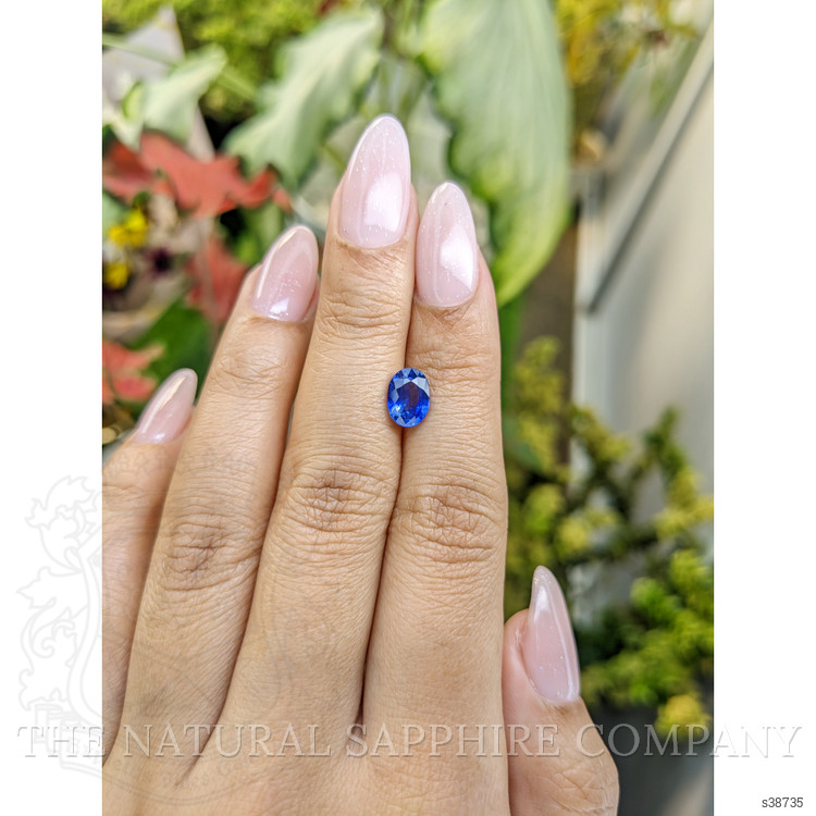 1.75 Ct. Blue Sapphire from Ceylon (Sri Lanka)