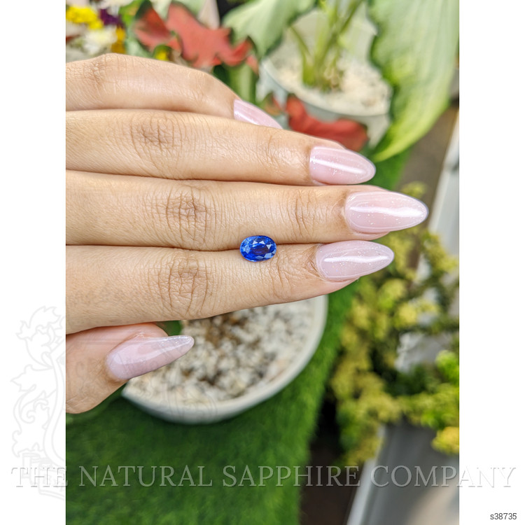1.75 Ct. Blue Sapphire from Ceylon (Sri Lanka)