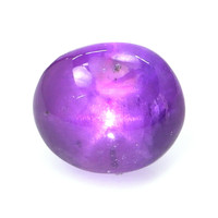 1.54 Ct. Pinkish Purple Star Sapphire from Ceylon (Sri Lanka) Video