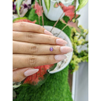 0.81 Ct. Pinkish Purple Star Sapphire from Ceylon (Sri Lanka) Life Style