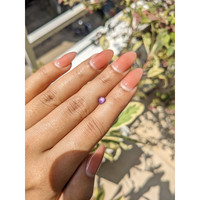 0.81 Ct. Pinkish Purple Star Sapphire from Ceylon (Sri Lanka) Life Style