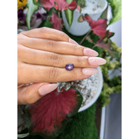 4.15 Ct. Purple Star Sapphire from Ceylon (Sri Lanka) Life Style