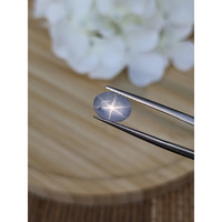 4.74 Ct. Blue Star Sapphire from Ceylon (Sri Lanka) Life Style