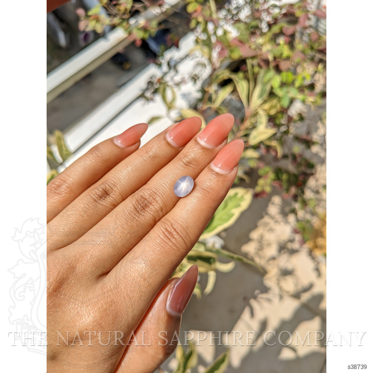 4.74 Ct. Blue Star Sapphire from Ceylon (Sri Lanka)