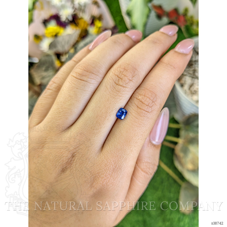 0.61 Ct. Blue Sapphire from Ceylon (Sri Lanka)