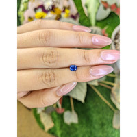 0.61 Ct. Blue Sapphire from Ceylon (Sri Lanka) Life Style