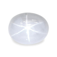 1.47 Ct. Bluish Grey Star Sapphire from Ceylon (Sri Lanka) Video