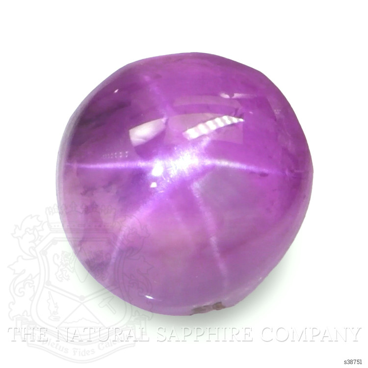 0.79 Ct. Pinkish Purple Star Sapphire from Ceylon (Sri Lanka)