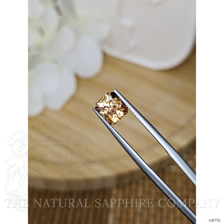 1.65 Ct. Yellowish Brown Sapphire from Ceylon (Sri Lanka)