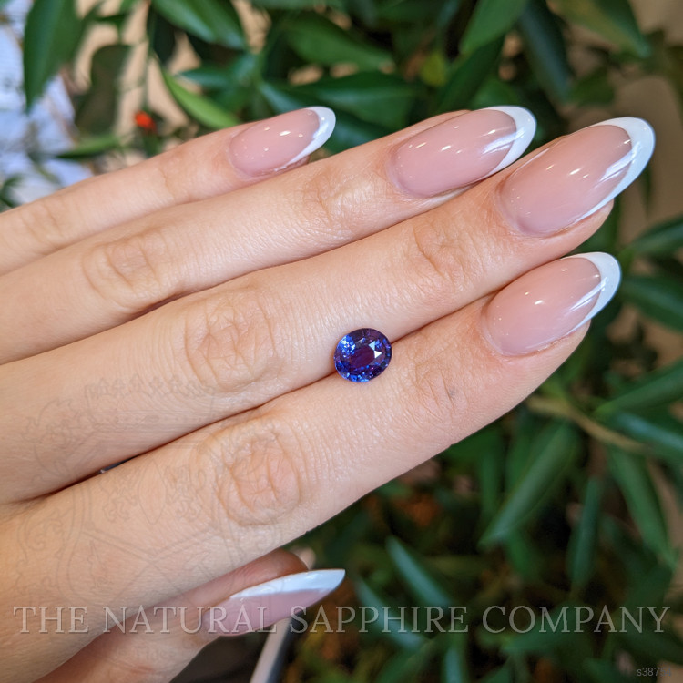 2.02 Ct. Purple Sapphire from Ceylon (Sri Lanka)