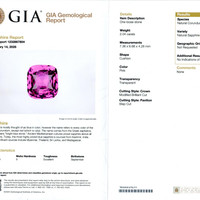2.04 Ct. Pink Sapphire from Ceylon (Sri Lanka) Scan Report