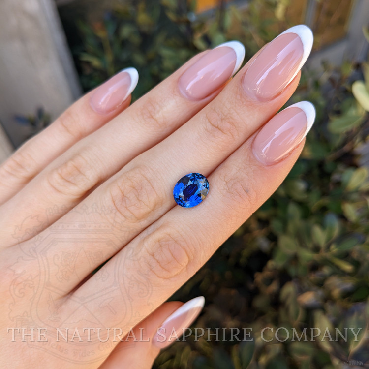 4.55 Ct. Blue Sapphire from Ceylon (Sri Lanka)