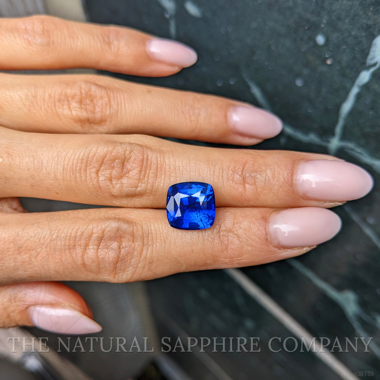 6.64 Ct. Blue Sapphire from Ceylon (Sri Lanka)