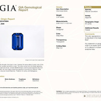 3.04 Ct. Blue Sapphire from Ceylon (Sri Lanka) Scan Report