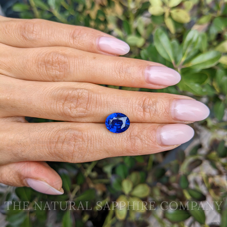 4.10 Ct. Blue Sapphire from Ceylon (Sri Lanka)