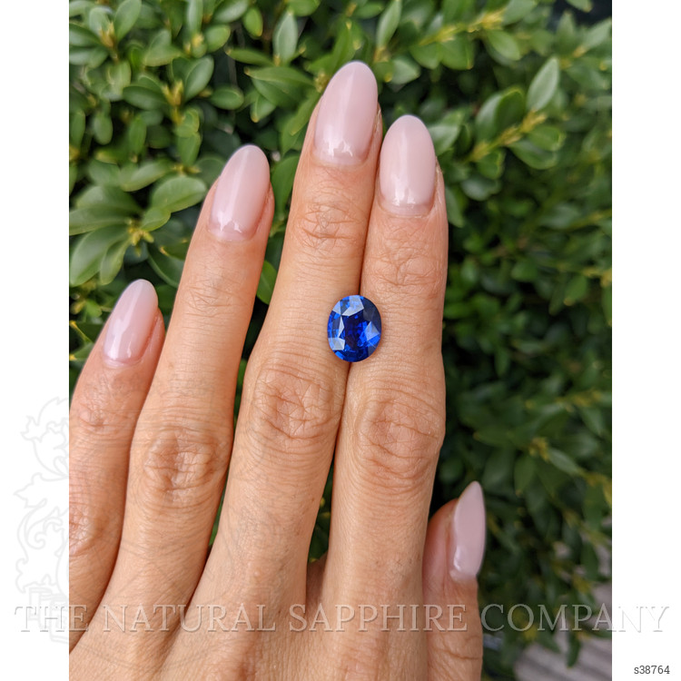 3.52 Ct. Blue Sapphire from Ceylon (Sri Lanka)
