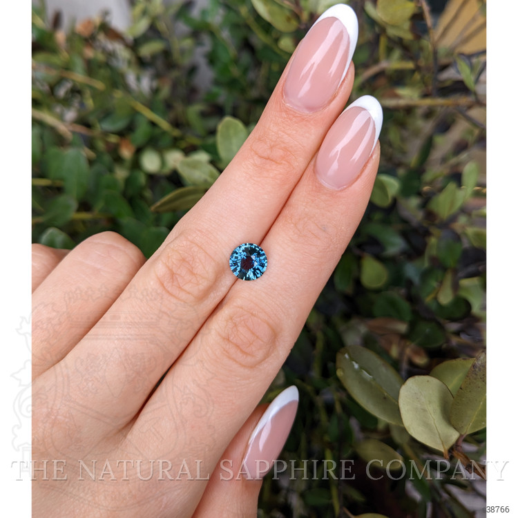 2.11 Ct. Bluish Green Sapphire from Madagascar