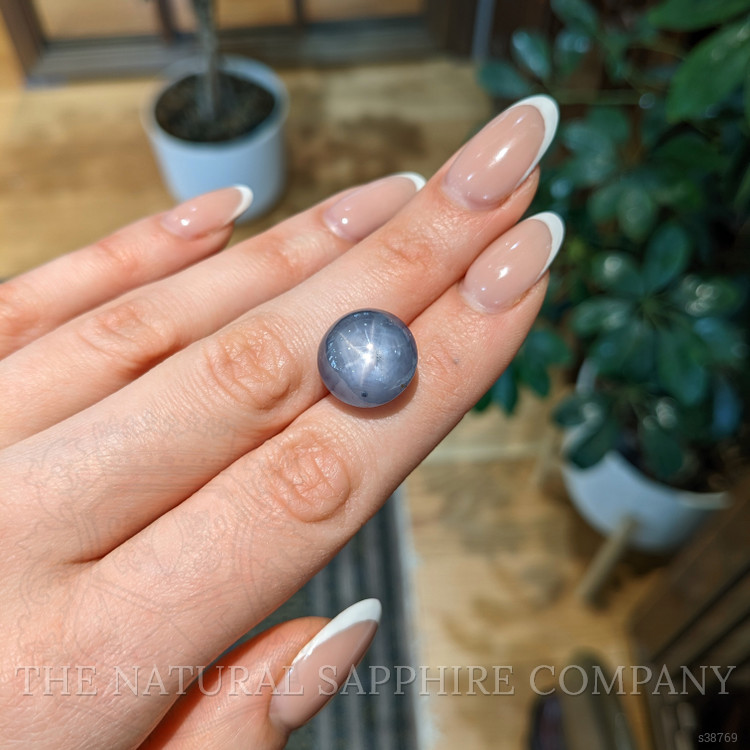 24.93 Ct. Greyish Blue Star Sapphire from Ceylon (Sri Lanka)