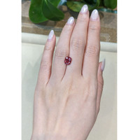 2.75 Ct. Reddish Pink Sapphire from Madagascar Life Style