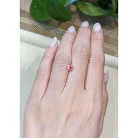 0.91 Ct. Padparadscha Sapphire from Madagascar Life Style