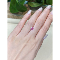 0.75 Ct. Pink Sapphire from Madagascar Life Style