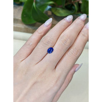 1.40 Ct. Blue Sapphire from Ceylon (Sri Lanka) Life Style