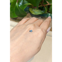 0.51 Ct. Greenish Blue Sapphire from Montana Life Style