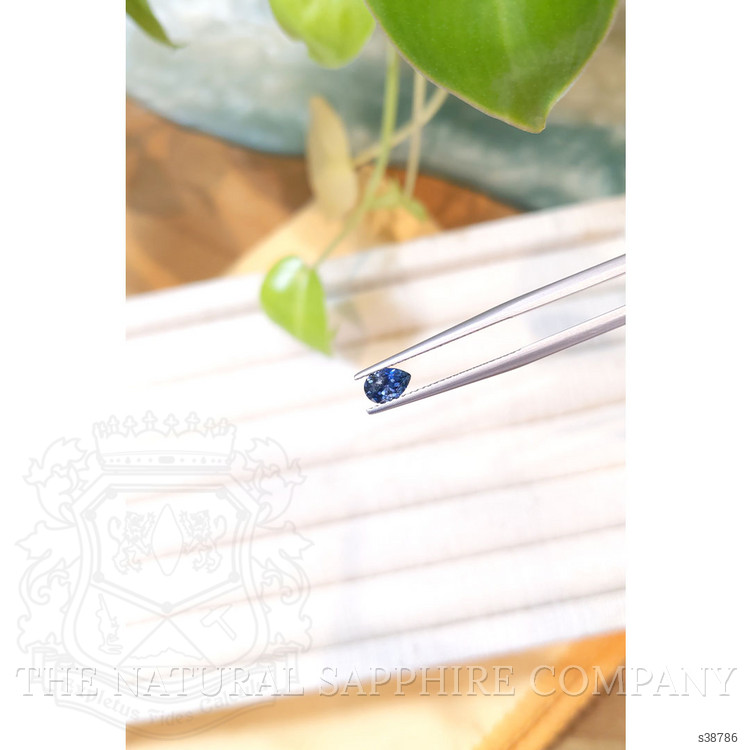 0.52 Ct. Blue Sapphire from Montana