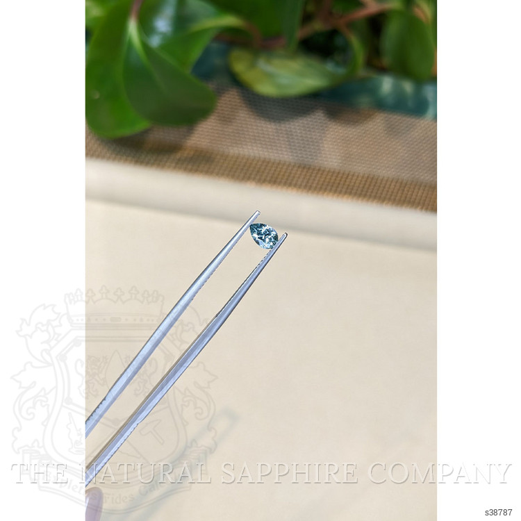 0.51 Ct. Bluish Green Sapphire from Montana