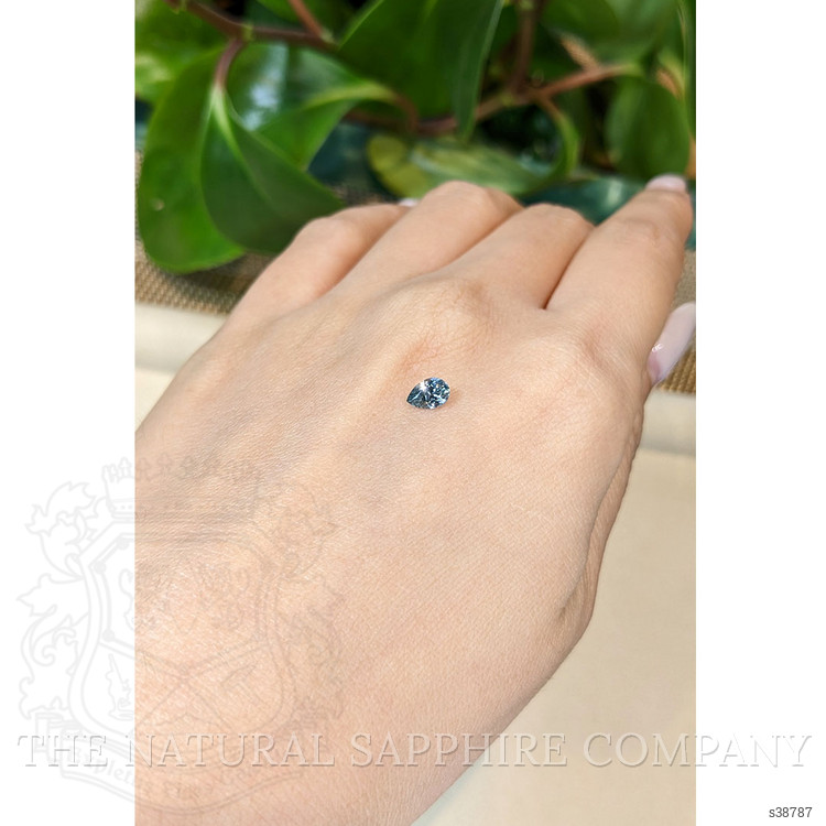 0.51 Ct. Bluish Green Sapphire from Montana