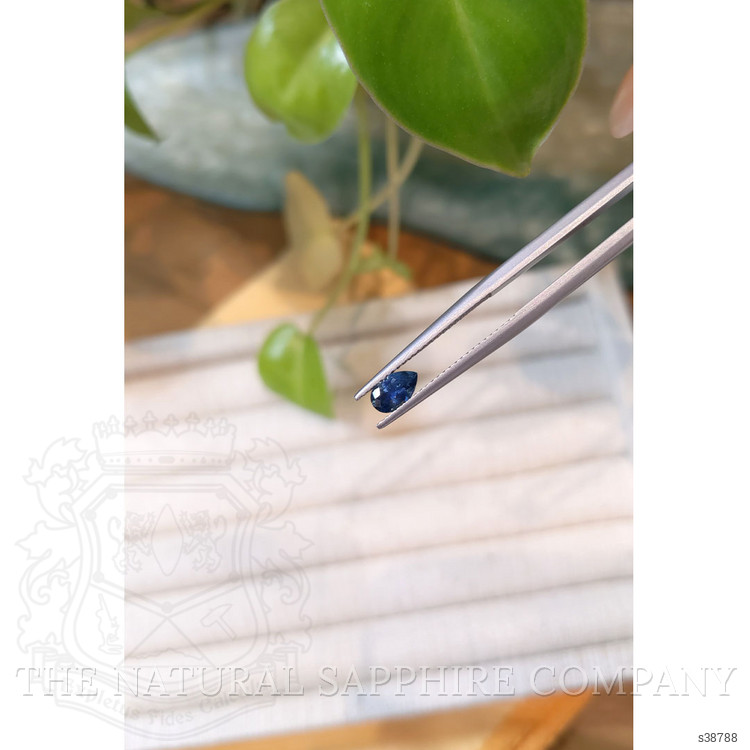 0.50 Ct. Blue Sapphire from Montana