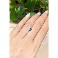0.51 Ct. Bluish Green Sapphire from Montana Life Style