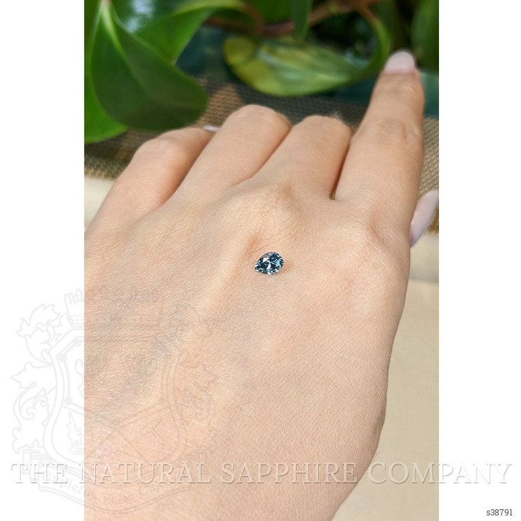 0.50 Ct. Bluish Green Sapphire from Montana