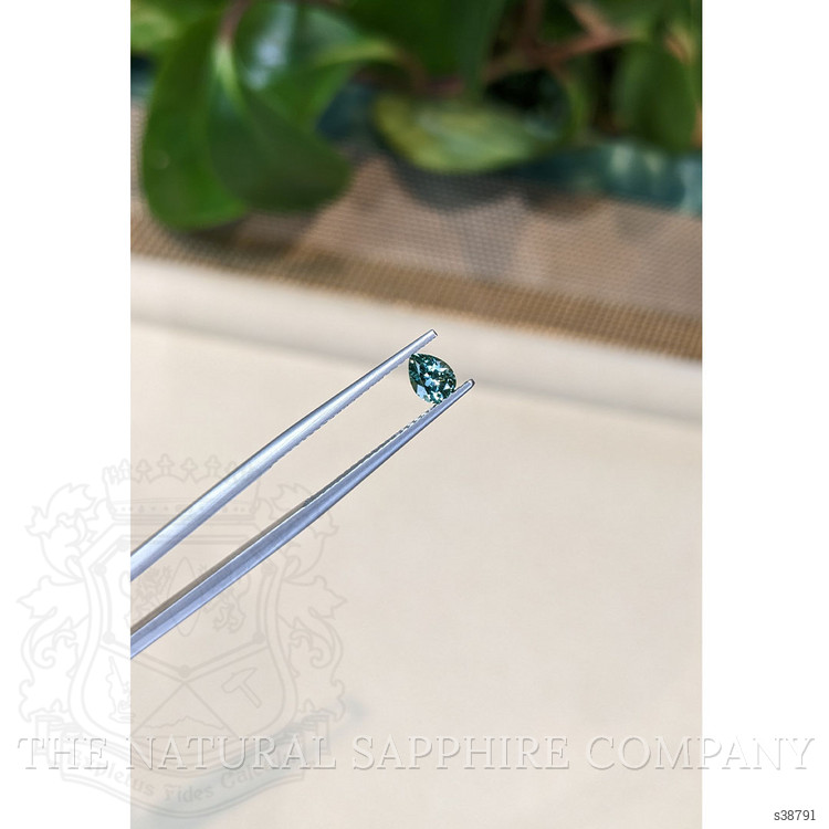 0.50 Ct. Bluish Green Sapphire from Montana