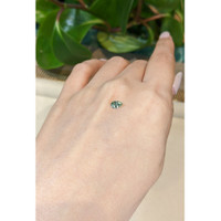 0.51 Ct. Green Sapphire from Montana Life Style