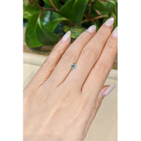 0.51 Ct. Green Sapphire from Montana Life Style