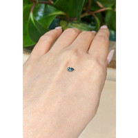 0.36 Ct. Bluish Green Sapphire from Montana Life Style