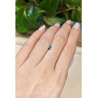 0.36 Ct. Bluish Green Sapphire from Montana Life Style