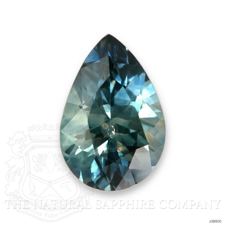 0.36 Ct. Bluish Green Sapphire from Montana