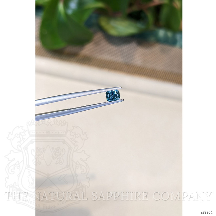 0.51 Ct. Greenish Blue Sapphire from Montana