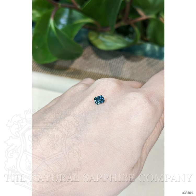 0.51 Ct. Greenish Blue Sapphire from Montana