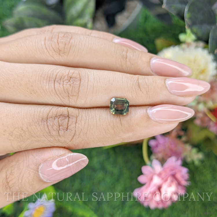 2.03 Ct. Yellowish Green Sapphire from Ceylon (Sri Lanka)