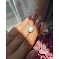 6.91 Ct. Bluish Grey Star Sapphire from Ceylon (Sri Lanka) Life Style