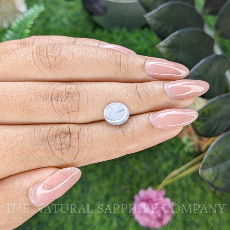 1.97 Ct. Grey Star Sapphire from Ceylon (Sri Lanka)