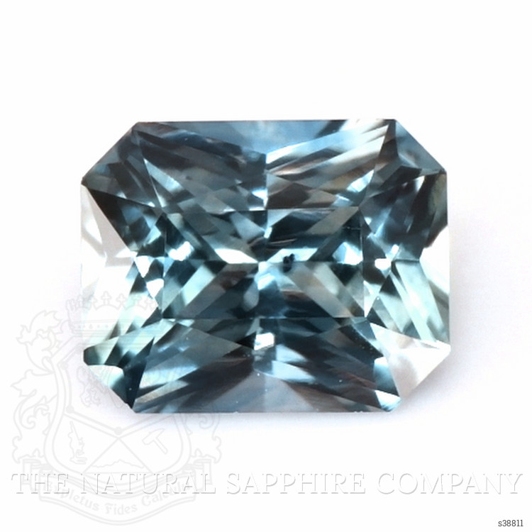0.51 Ct. Greyish Blue Sapphire from Ceylon (Sri Lanka)