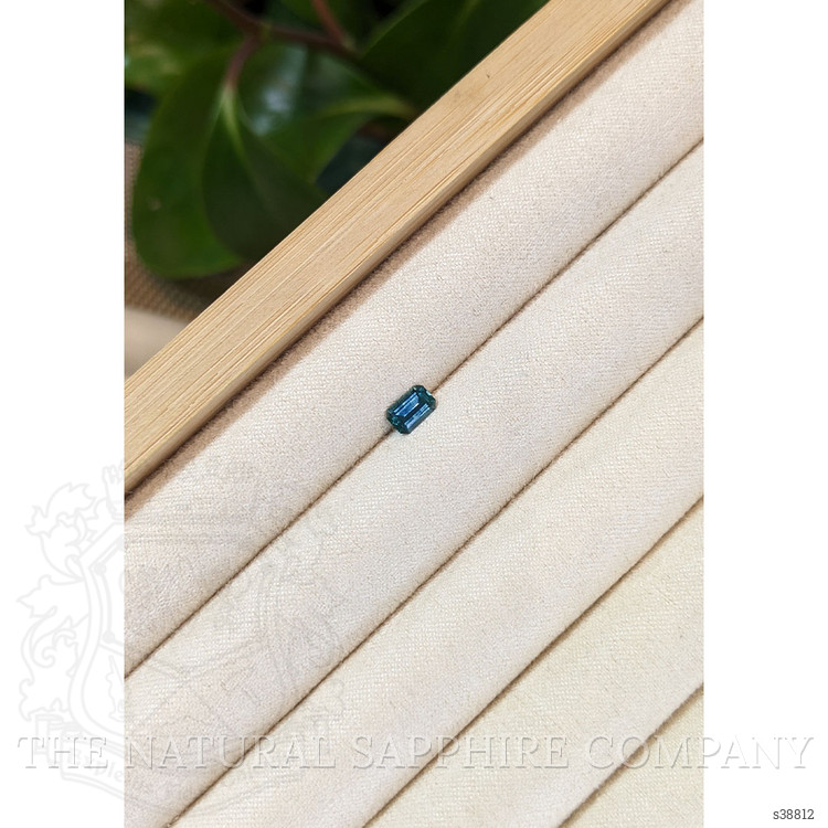 0.52 Ct. Bluish Green Sapphire from Montana