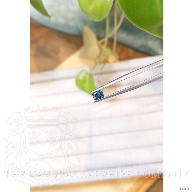 0.52 Ct. Greyish Blue Sapphire from Montana
