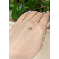 0.57 Ct. Yellowish Brown Sapphire from Montana Life Style
