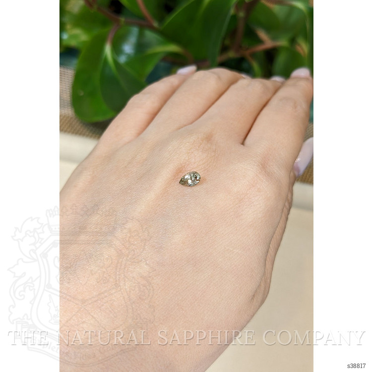 0.57 Ct. Yellowish Brown Sapphire from Montana